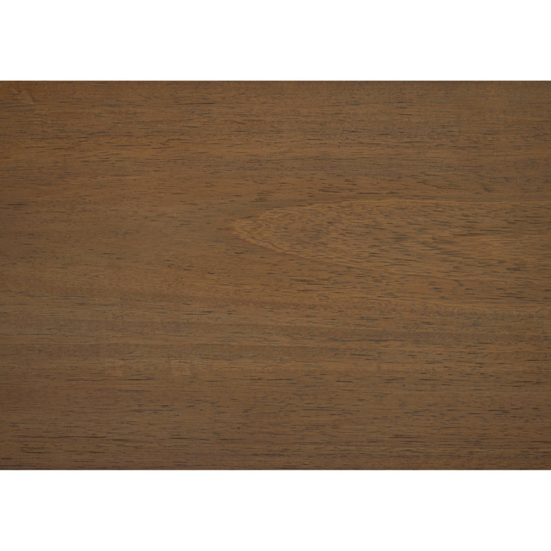 Brown Transitional Queen Platform Bed, Headboard Present Finish,