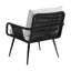 Ensemble de conversation d'extérieur toutes saisons Andover avec deux chaises en corde et une table basse H 18 po