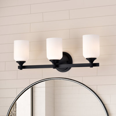 Solara - Vanity  - Frosted Ribbed Glass