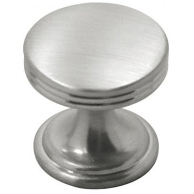 (5 Pack) 1 inch  Retro Knob Satin Nickel
