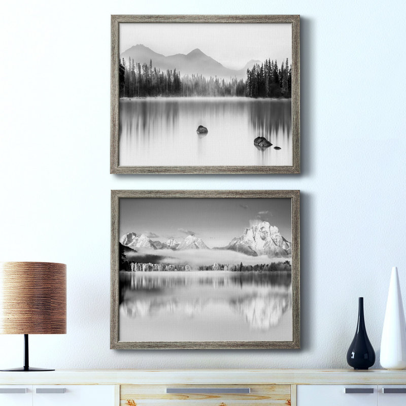 Mountain Reflection - ensemble de 2 reproductions de cadres photo