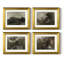 "Vintage Landscape", ensemble de 4 reproductions encadrées-99374475