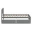 Base de lit plateforme avec tiroirs en bois-278047949