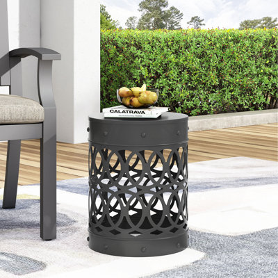 Table de bout d'extérieur en métal - Grand