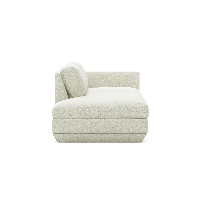 Podium Modular 2 PC Lounge Sofa, Left Hand Facing, Copenhagen Fossil