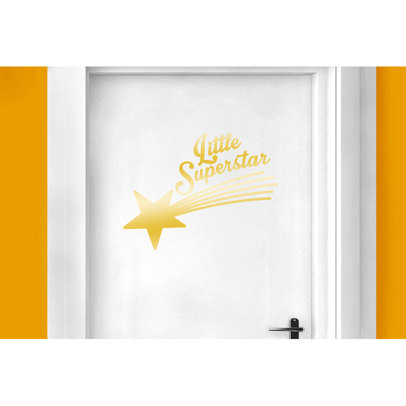 Wall Decal, Shiny Gold