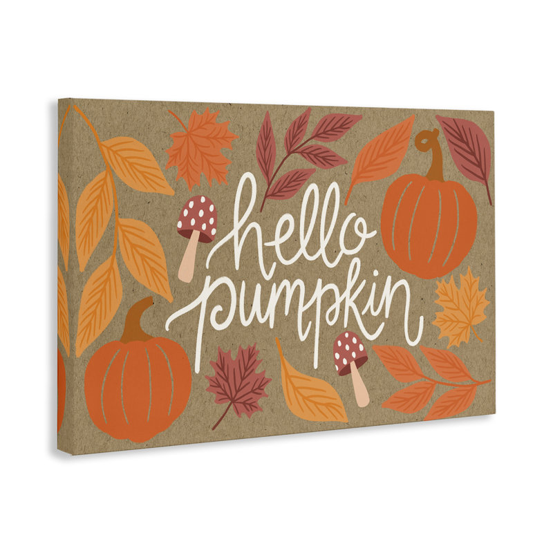  «Rustic Hello Pumpkin» par Taylor Shannon Designs, H 20 po x l 30 po