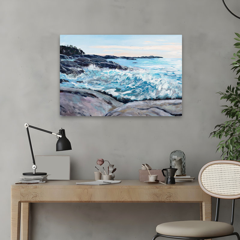 Bicheno - paysages côtiers, art océanique, H 16 po x l 24 po