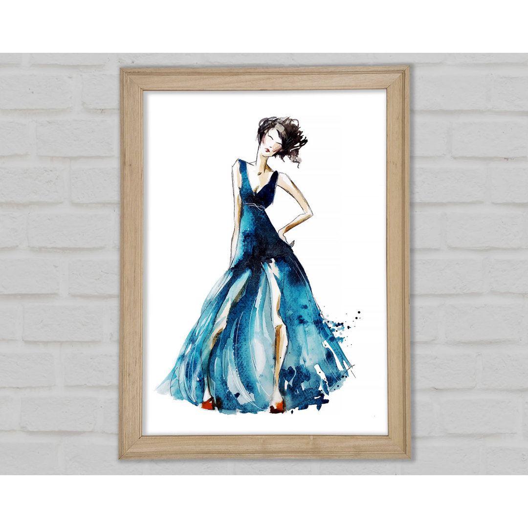 Cloverly Ballkleid Envy Gerahmter Druck Wandkunst