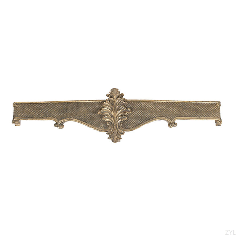 Plaque murale dorée 23,2 x 6,3 x 5,9 po