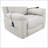 Recliner with Power Motion Lift, Heating &amp; Massage | Modern Beige Polished Microfiber-1916747512
