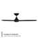 54" Blitzen 3 - Blade Smart Ceiling Fan With Remote Control Included, Works With Google Assistant, Amazon Alexa, iOS And Android APP