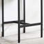 Table de bar d'une hauteur de 24,41 po, gris pu, offrant un confort ergonomique de style rustique, 2 tabourets confortables, bureau rétro