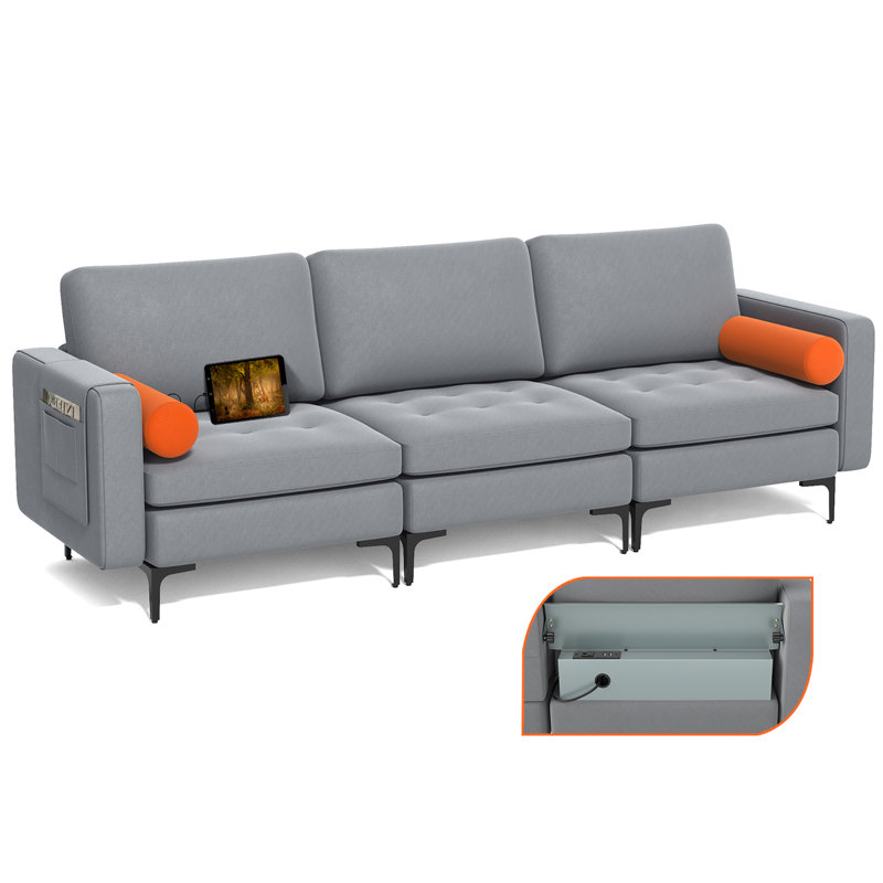 Daiveon 97'' Upholstered Sofa