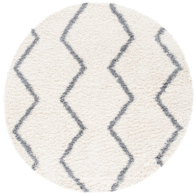 Geometric Ivory Area Rug
