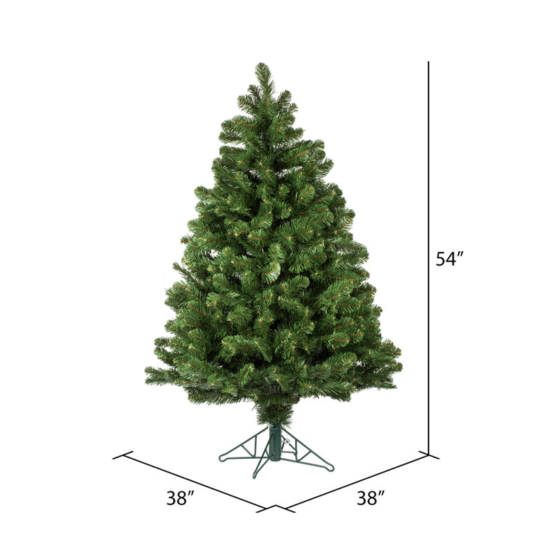 Vickerman Oregon Fir Artificial Christmas Tree 4.5' H Artificial Fir Christmas Tree