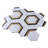 Natural Dorato 12.05 in. x 11.26 in. Basketweave Polished Marble Mosaic Tile