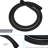 Matte Black Square Shower With 12 Inch Head - Wall Mounted, Slide Bar, -Balanced, And Handheld Mounted In Adjustable Rainfall Shower, Easy Clean Nozzle