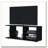 Black TV Rack with Open Storage-484630288