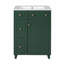 Meuble-lavabo avec lavabo en céramique Forest, 2 tiroirs, 1 porte à fermeture en douceur-112897537