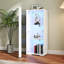 Armoire décorative, armoire de rangement avec lampe à bande en aluminium