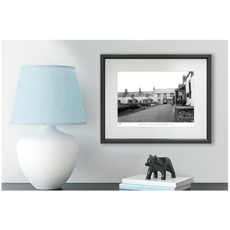Newton By The Sea, Beach Square C1965 - Single Picture Frame Print, 45cm H x 60cm W x 2.3cm D