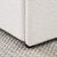 Grand lit plateforme tapissier Livcle Ivory Boucle