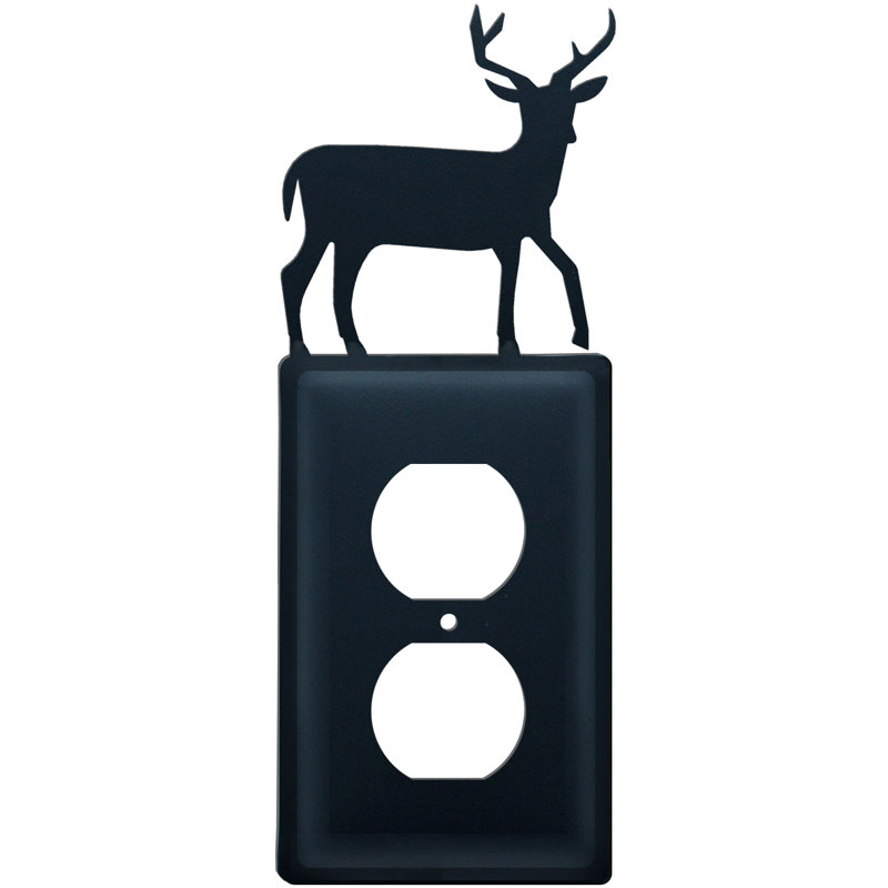 Deer 2-Gang Duplex Outlet Wall Plate