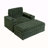 Oversized Chaise Lounge Indoor,Faux Rabbit Fur Sofa Bed with Storage Ottoman and Armrests-2020541930
