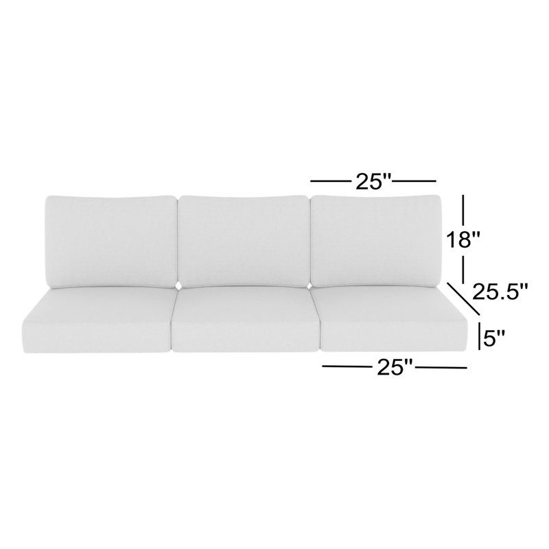 Coussin de siège / dossier Sunbrella®, Sunbrella Bliss Aloe