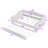 Full XL Upholstered Daybed with Trundle and LED Lighting-184155509
