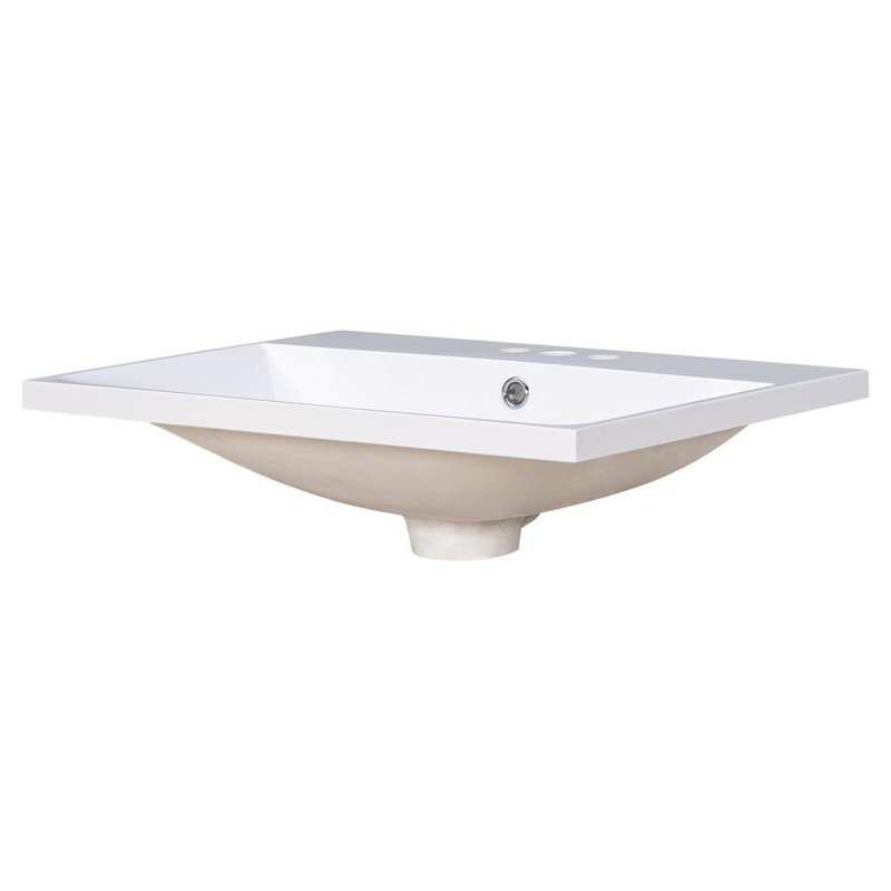 Ceramic Rectangular Bathroom Sink