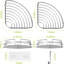Shower Corner Caddy, Bathroom Corner Shower Shelf,  2 Pack-177306940