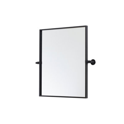 Miroir mural en métal