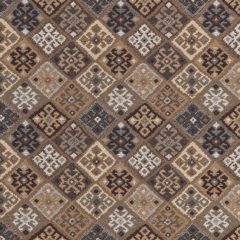 Kilim Fabric, Taupe/Tan