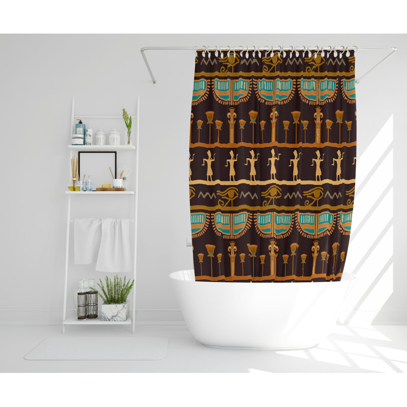 Spak Polyester Shower Curtain, 168cm H x 168cm W