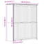 Douberly Wardrobe "BODO" 146x53,5x173 cm Solid Wood Pine-727971982