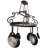 Neo Metal Handcrafted Oval Hanging Pot Rack