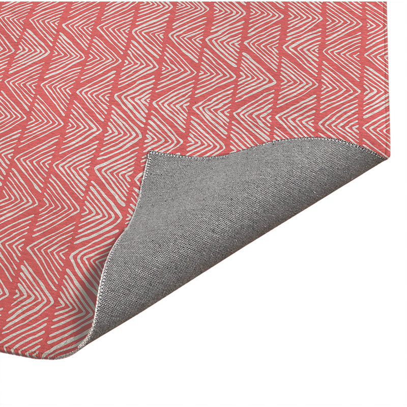 Tapis de cuisine Chev, Vieux rose, Rectangle 5 pi x 7 pi