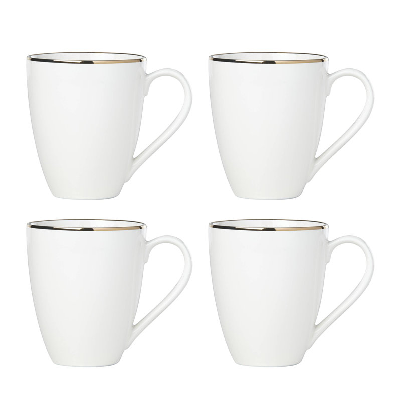 Ensemble de 4 tasses Lenox Trianna, Blanc