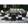10 - Person Patio Conversation Sets with Cushions