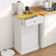Armoire à linge inclinable à un compartiment 35,6 "avec tiroir pour cuisine et salon-106058709