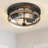 Leia Glass Flush Mount