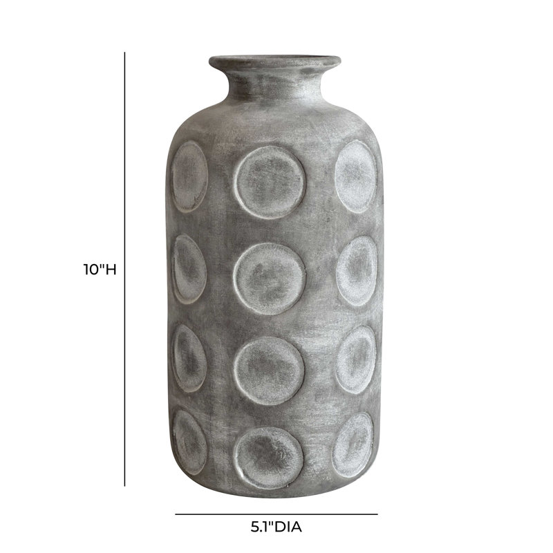 Vase à fleurs en faïence Aztec