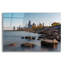  «Chicago On The Rocks» par Epic Portfolio, art mural en verre acrylique, 24 po x 16 po-62235258