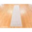 Tapis de couloir oriental rose 2 pi 6 po x 11 pi 10 po, motif persan effacé, jacquard fin tissé à la main, tapis en laine et soie artistique