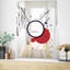 Miroir d'appoint circulaire Mid-Century-40087199