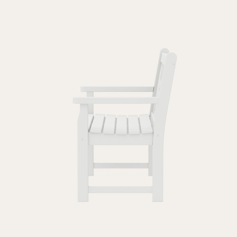 POLYWOOD Chippendale 48" Bench, White