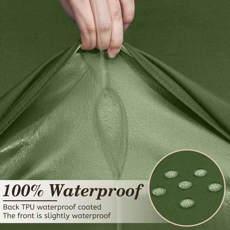 Housse pour canapé en tissu, Tissu vert