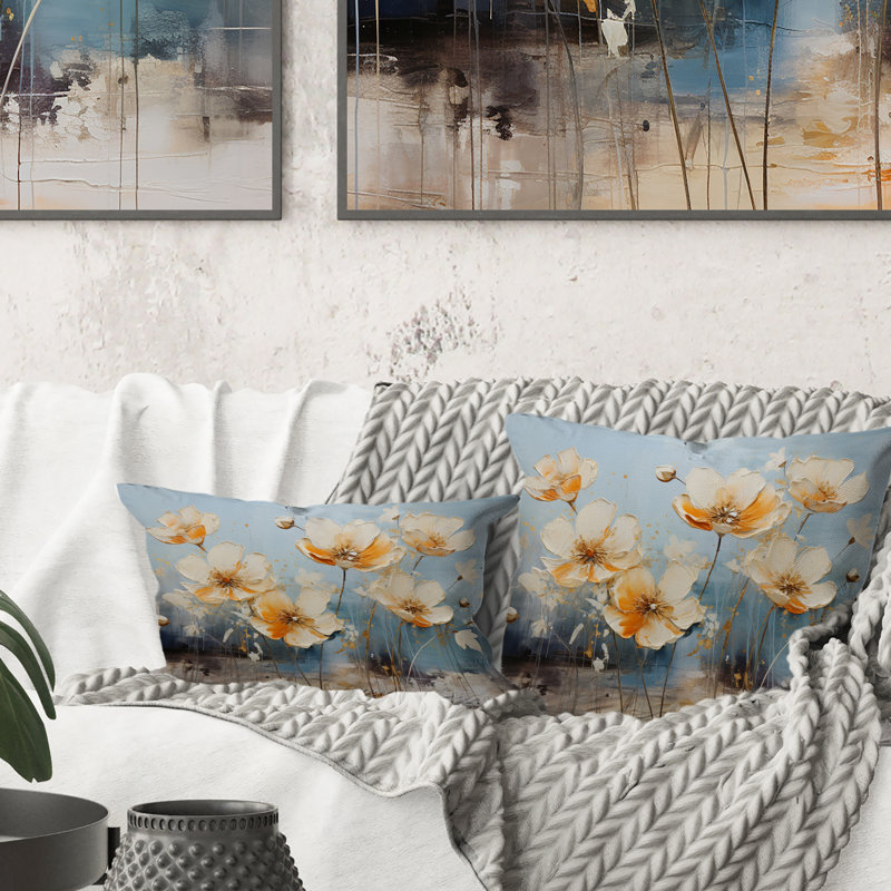 Impression romantique Teal Buttercups - Buttercups